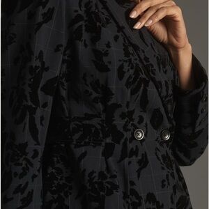 Elegant Black Floral Women's Jacket